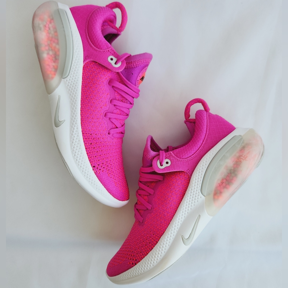 6 WOMEN'S NIKE JOYRIDE RUN FLYKNIT PINK WHITE RUNNING SNEAKERS AQ2731-603